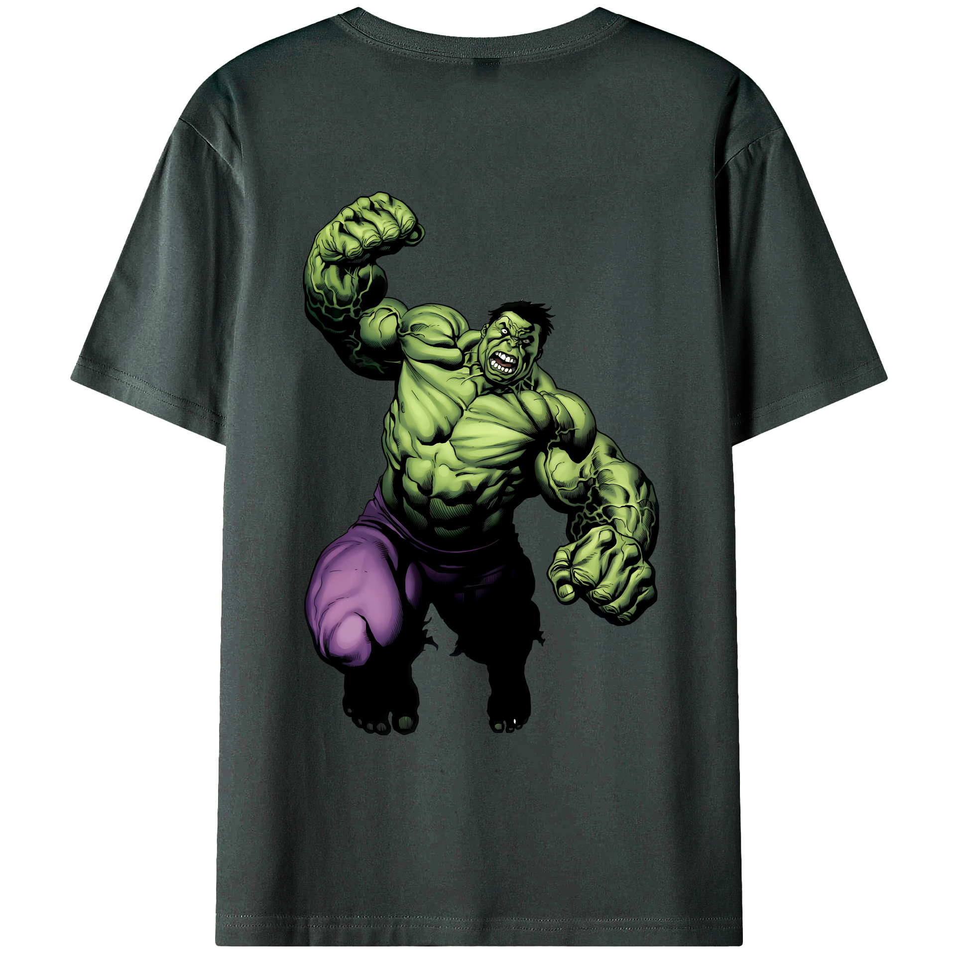 （画像用） アベンジャーズ The Avengers 綿100％ メンズ半袖Tシャツ（バックプリント） 通気性